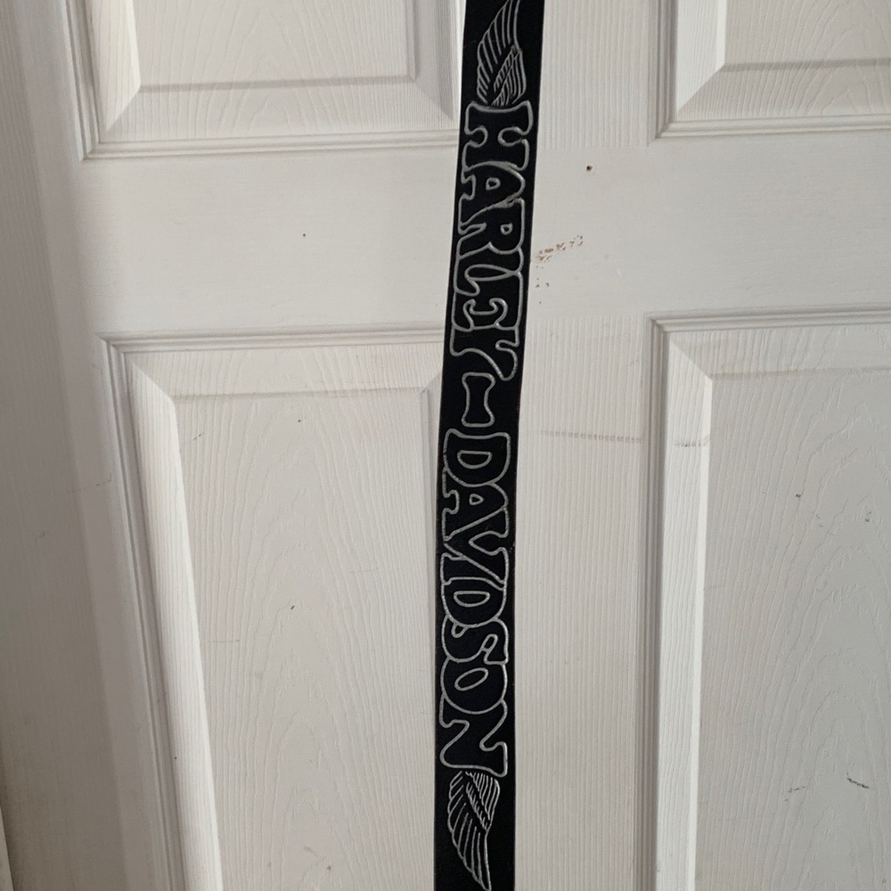 Harley-Davidson Black and White Logo Belt